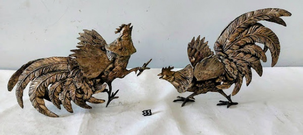 Joias . Magnífica e pesada esta escultura em bronze(aproximadam foto 7
