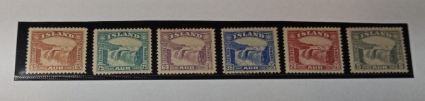 Joias . Islândia  1937 - Nº  164A   /166A  Yvert  -36 Euros foto 1