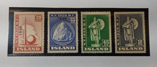 Joias . Islândia  1937 - Nº  164A   /166A  Yvert  -36 Euros foto 4