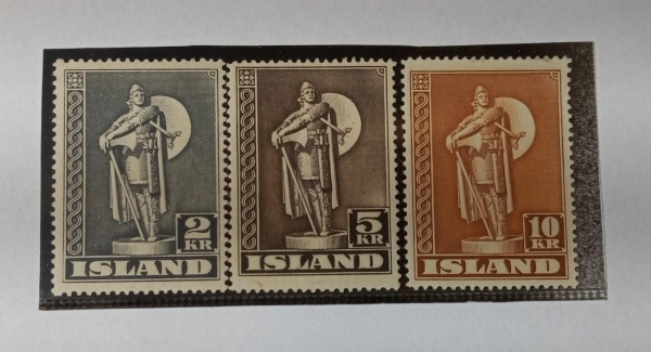 Joias . Islândia  1937 - Nº  164A   /166A  Yvert  -36 Euros foto 6