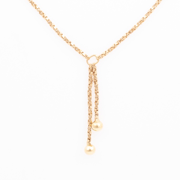 H.STERN - Tornozeleira em ouro amarelo, contrate 750 K e da joalheria. Med. aberta 24 cm. Peso 2,6 gr. (Por medida de segurança esse lote não se encontra em nossa loja).