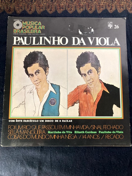 VINIL. Paulinho da Viola - História da Música Popular Brasileira Vol. 26