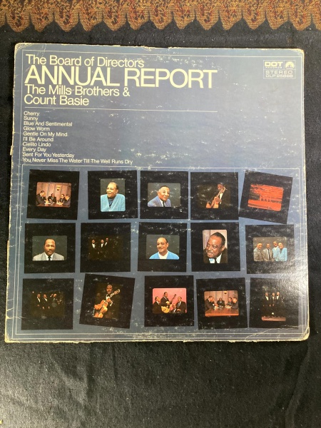 VINIL. The Mills Brothers & Count Basie - The Board of Directors Annual Report