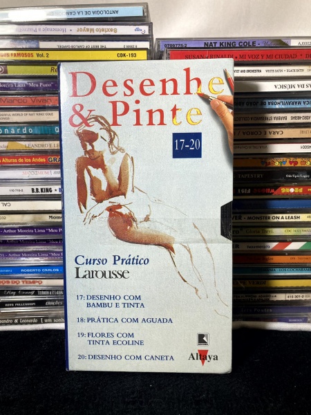 VHS. Desenhe & Pinte vol. 17-20 (Curso Prático Larousse/Altaya)