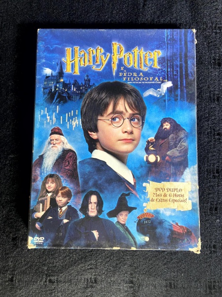 DVD. Harry Potter e a Pedra Filosofal DVD DUPLO, MAIS DE 6H DE EXTRAS ESPECIAIS
