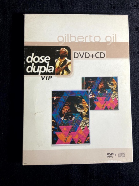 DVD. Gilberto Gil Eletracústico Dose Dupla VIP DVD + CD