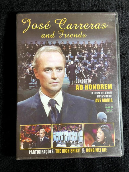 DVD. José Carreras and Friends Concerto Ad Honorem
