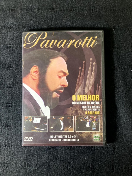 DVD. Pavarotti O Melhor do Mestre da Ópera Live in Barcelona