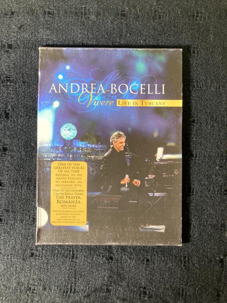 DVD. Andrea Bocelli Vivere Live in Tuscany