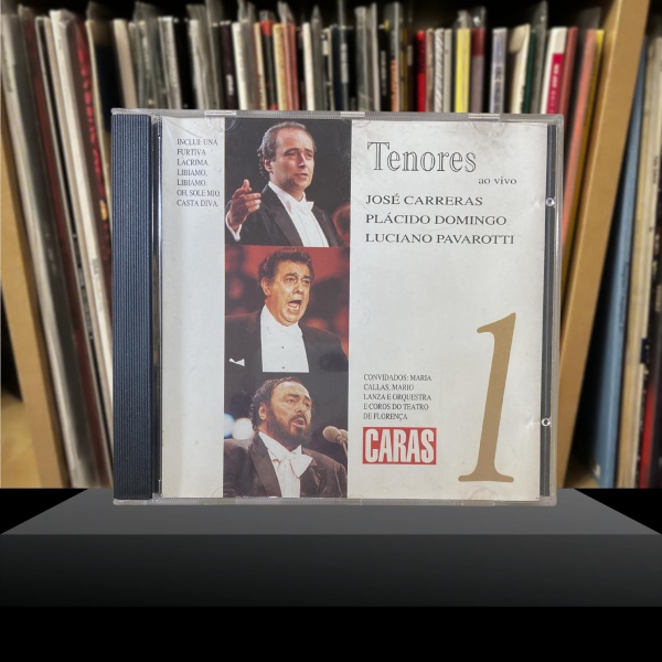 Tenores ao vivo, José Carreras, Plácido Domingo, Luciano Pavarotti vol. 1 - CARAS
