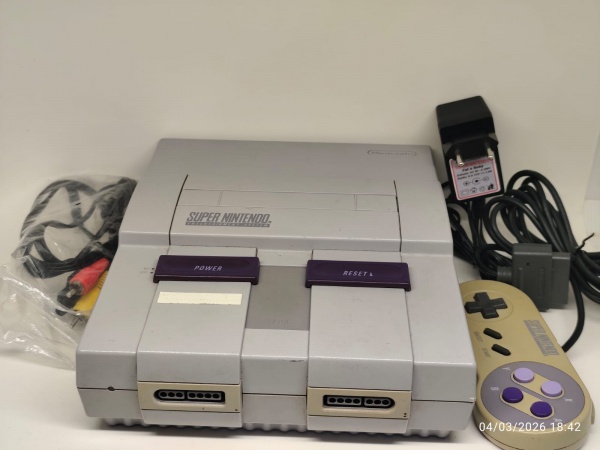 Joias . Console Super Nintendo Entertainment System (SNES) "Fat" original, ...