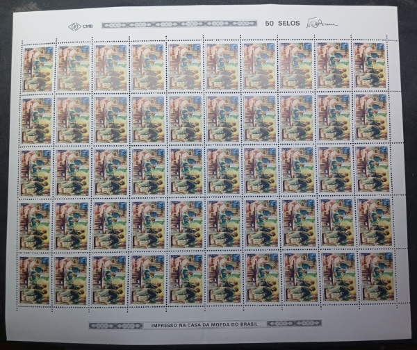 Joias . Brasil 1983, folha nova com goma, leve oxidação no vers foto 2