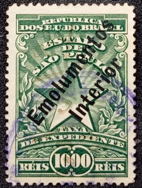 Joias . Brasil, selo fiscal foto 2