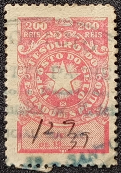 Joias . Brasil, selo fiscal foto 3