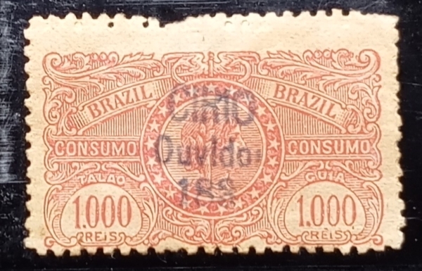 Joias . Brasil, selo fiscal, destaque do catálogo do nosso leil foto 1