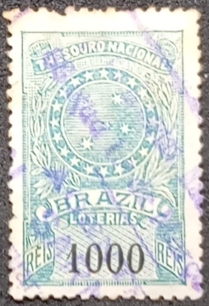 Joias . Brasil, selo fiscal, destaque do catálogo do nosso leil foto 3