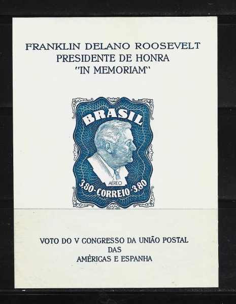 Joias . (78337) ROOSEVELT #12 DE 1949 MARCA 110 UFS NOVO