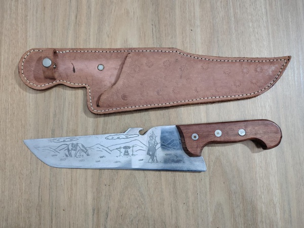 Arte . Faca kukri tradicional nepalesa, peça de colecionador - foto 5