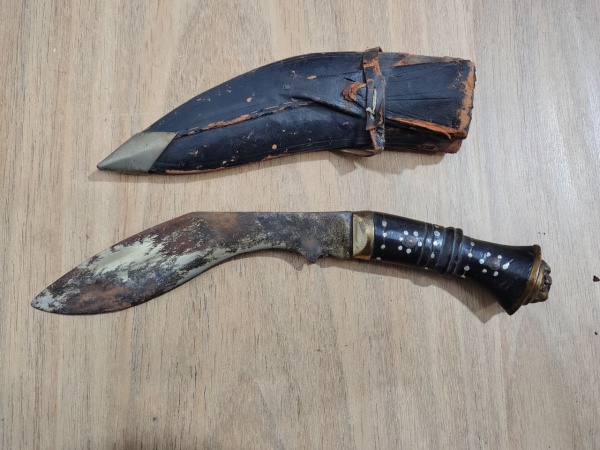 Arte . Faca kukri tradicional nepalesa, peça de colecionador - foto 6