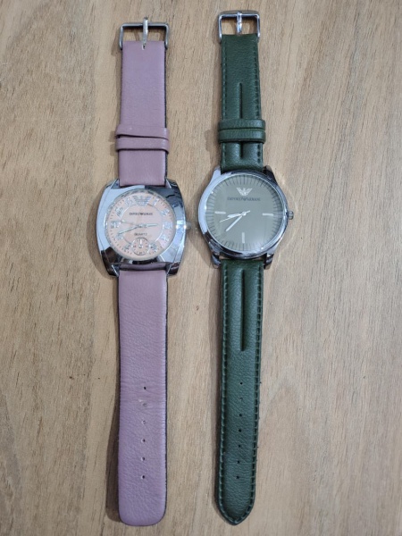 Relogios . Relógio Natan original, pulseira na cor preta. Seminovo foto 2