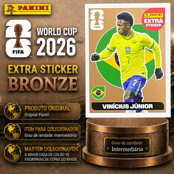 Joias . 2026 - EXTRA LEGEND OURO - VINÍCIUS JUNIOR (Brasil - Fi foto 2
