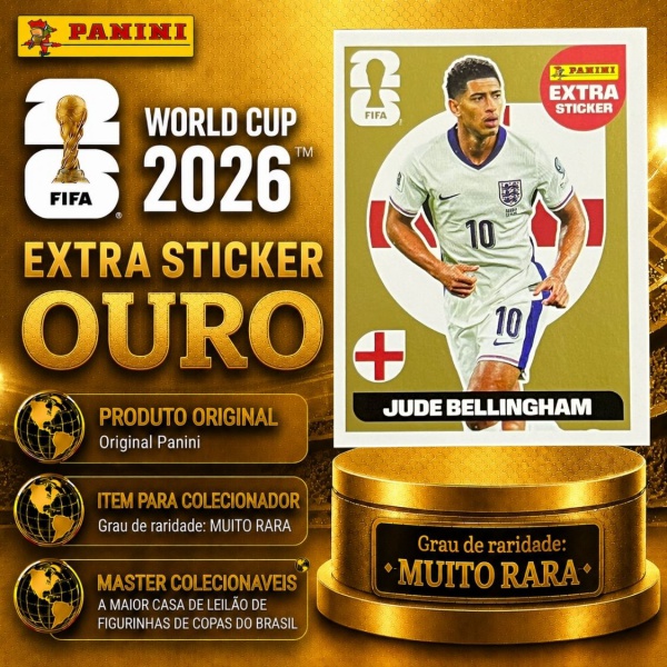 Joias . 2026 - EXTRA LEGEND OURO - VINÍCIUS JUNIOR (Brasil - Fi foto 4