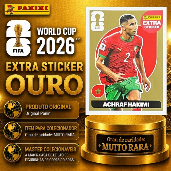 Joias . 2026 - EXTRA LEGEND OURO - VINÍCIUS JUNIOR (Brasil - Fi foto 5