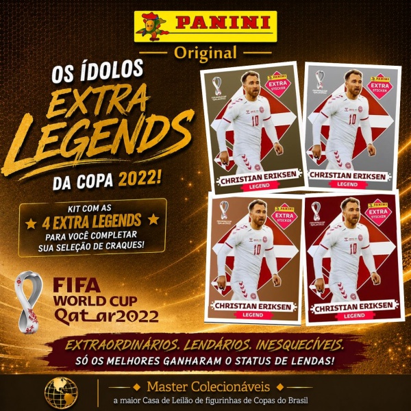 Joias . 2022 - AS 4 EXTRA LEGENDS NEYMAR JUNIOR (Brasil) - OURO foto 3