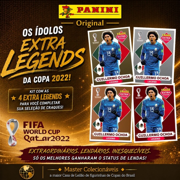 Joias . 2022 - AS 4 EXTRA LEGENDS NEYMAR JUNIOR (Brasil) - OURO foto 4