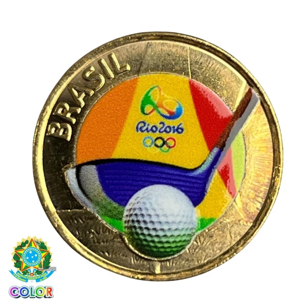 Joias . MOEDAS COLORIDAS - ESTOJO RIO 2016 COMPLETO COM AS 17 M foto 4