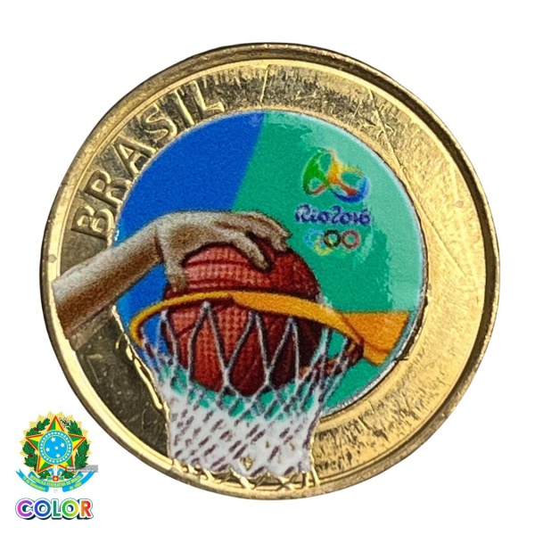Joias . MOEDAS COLORIDAS - ESTOJO RIO 2016 COMPLETO COM AS 17 M foto 6