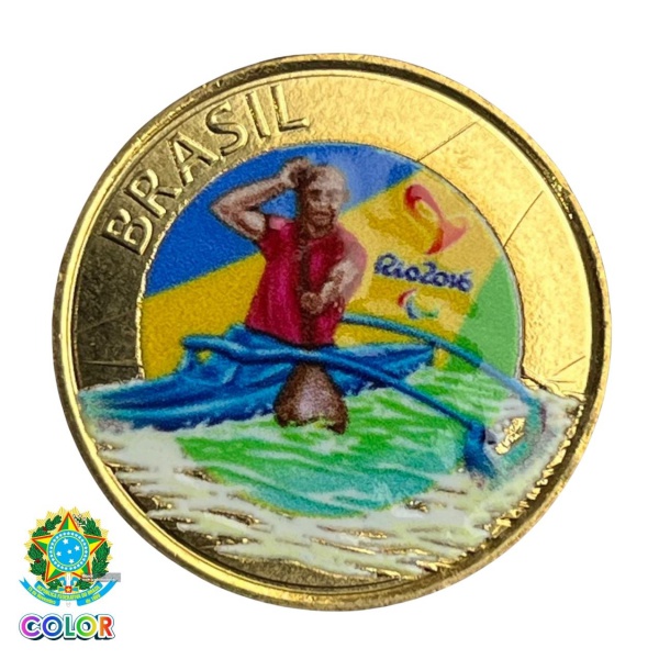 Joias . MOEDAS COLORIDAS - ESTOJO RIO 2016 COMPLETO COM AS 17 M foto 8