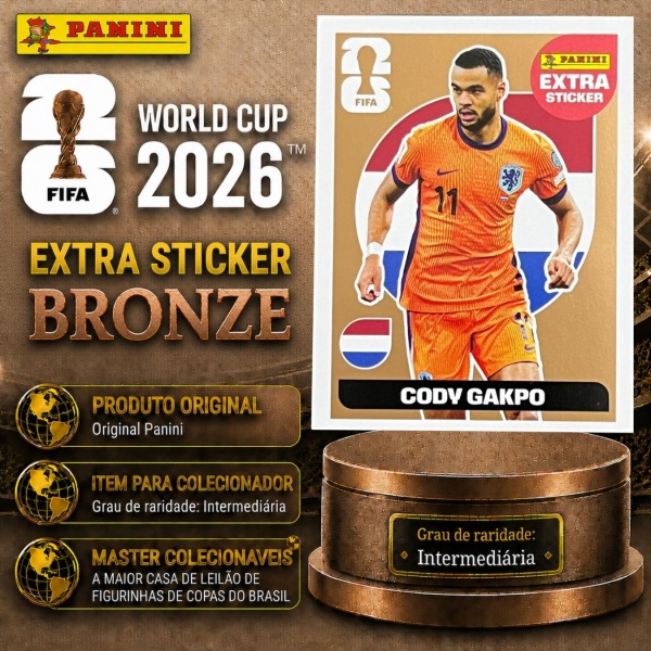 2026 - EXTRA LEGEND BRONZE - CODY GAKPO (Holanda) - Fig