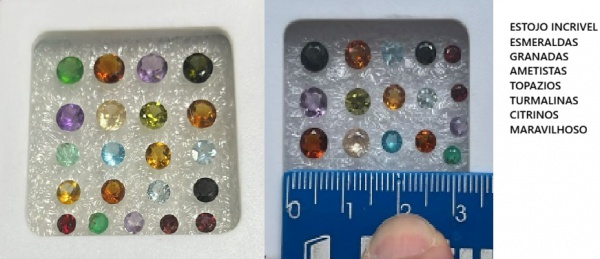 Joias . Pulseira Riviera em prata 950 gemas topazio azul e Ágat foto 4