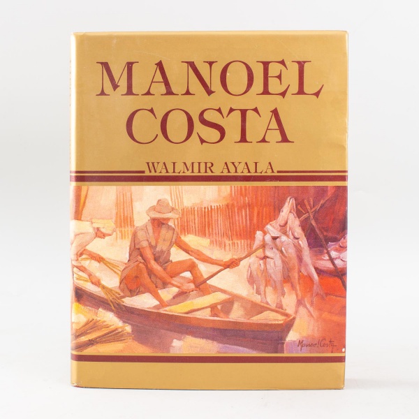 Livro Manoel Costa, com texto de Walmir Ayala, publicado pela Imprinta, Rio de Janeiro, 1987. Edição ilustrada em capa dura com sobrecapa. Apresenta desgastes e marcas do tempo