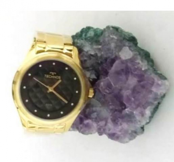 Relogios . Relógio feminino Orient novo caixa e pulseira dourada foto 4