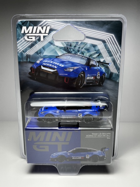 Nissan Skyline GT-R(R34) V-Spec Azul - MiniGT Escala Ap