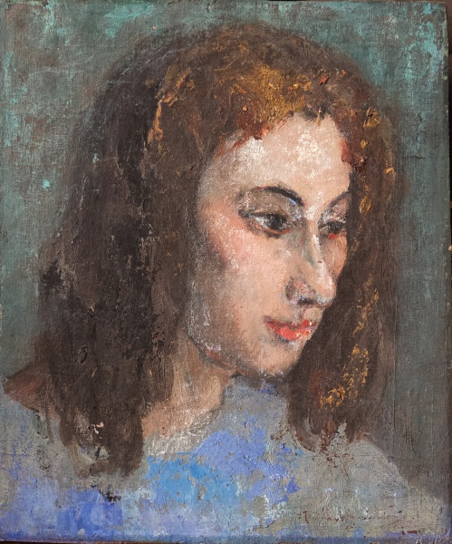 Arte . AUGUSTIN URBAN - "Figura masculina" Técnica mis foto 1
