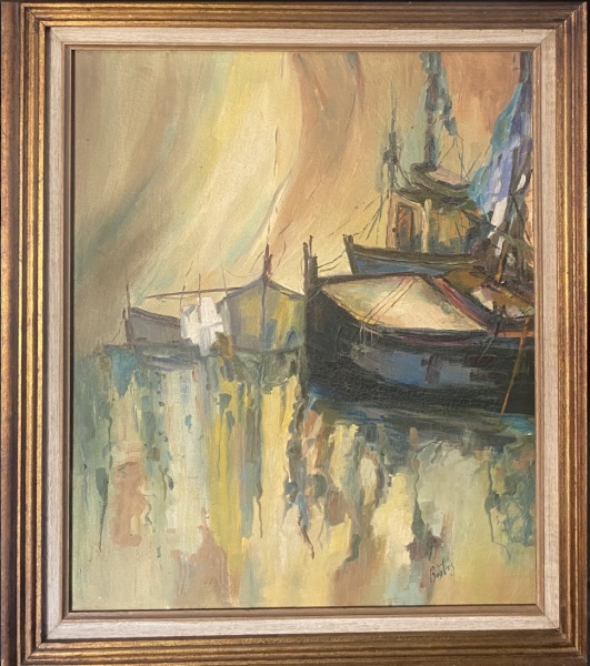 Arte . Edgar Oelmeheyer- Vaso de Flor  - OST Med;50x65cm Sem M foto 6