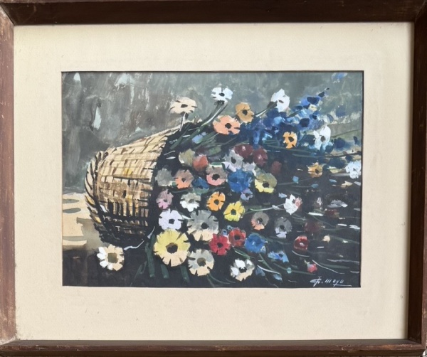 Arte . Carybé -Figuras - Aquarela (Vinil) -Med:18x26,5cm Sem M foto 6