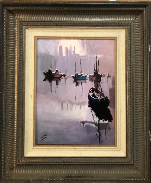 Arte . Silvio Oppenheim - Acrilico  ST - Med:50x70cm Sem Moldu foto 5
