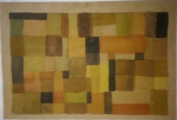 Arte . Mira Schendel - Técnica Mista sobre Papel Artesanal Med foto 5