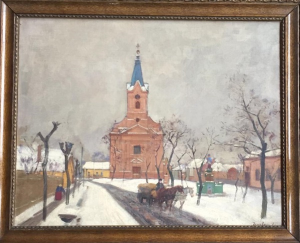 Arte . Edgar Oelmeheyer- Vaso de Flor  - OST Med;50x65cm Sem M foto 4