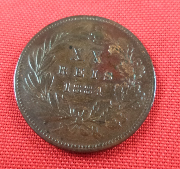 Arte . Moeda de 5 Centesimi da Itália, emitida em 1862 durante foto 2