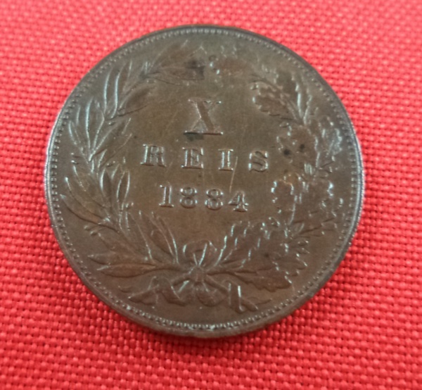 Arte . Moeda de 2 Centimes de cobre da Bélgica, datada do perí foto 5