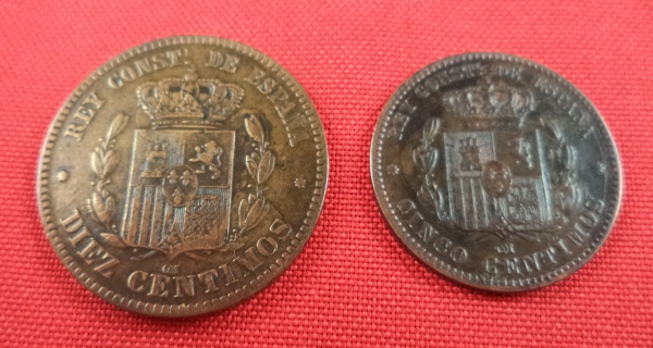 Arte . Moeda de 2 Centimes de cobre da Bélgica, datada do perí foto 7
