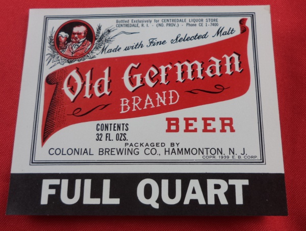 Arte . Rótulo vintage da Falstaff Beer, uma marca de cerveja a foto 1
