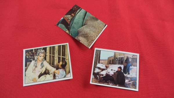 Arte . Quatro exemplares , coleção de figurinhas vintage de Ba foto 1