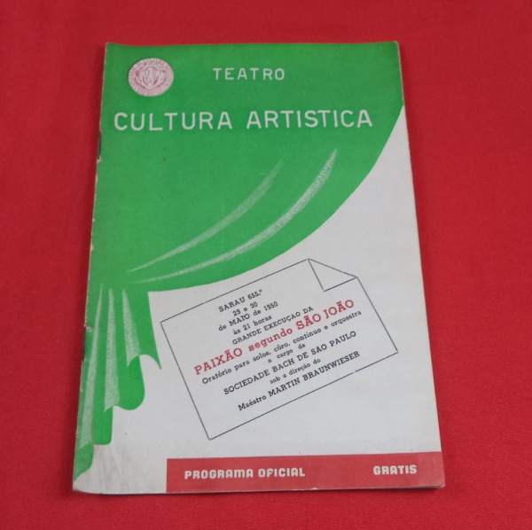 Arte . Livreto descritivo oficial da XX edição da competição e foto 1