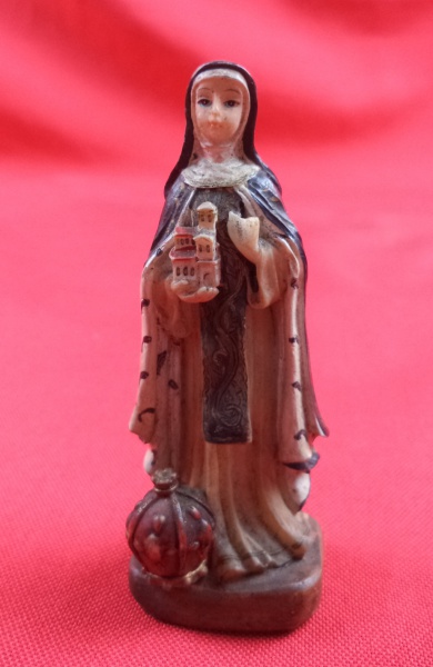 Arte . Antiga imagem sacra de Santo Antônio, esculpida em made foto 1